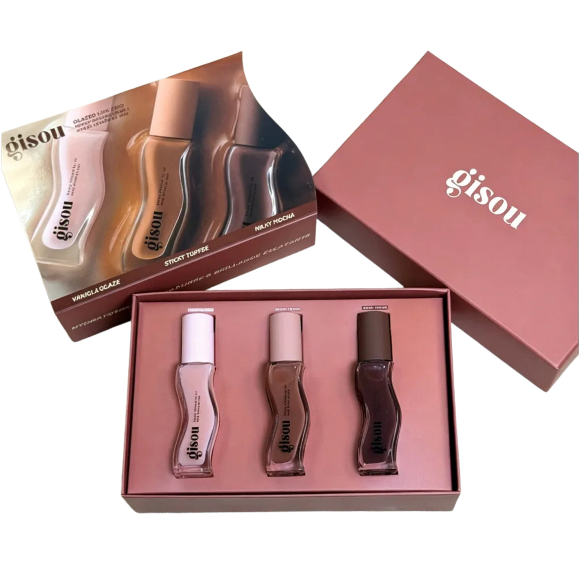 Gisou | Golden Hour Lip Trio Set