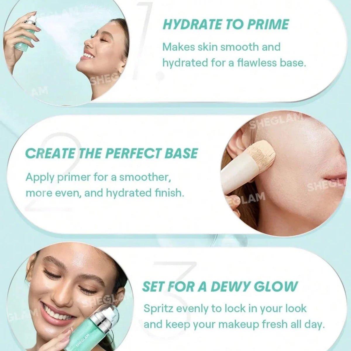 SHEGLAM | Good Grip Hydrating Prime and Set Spray - 55ml
