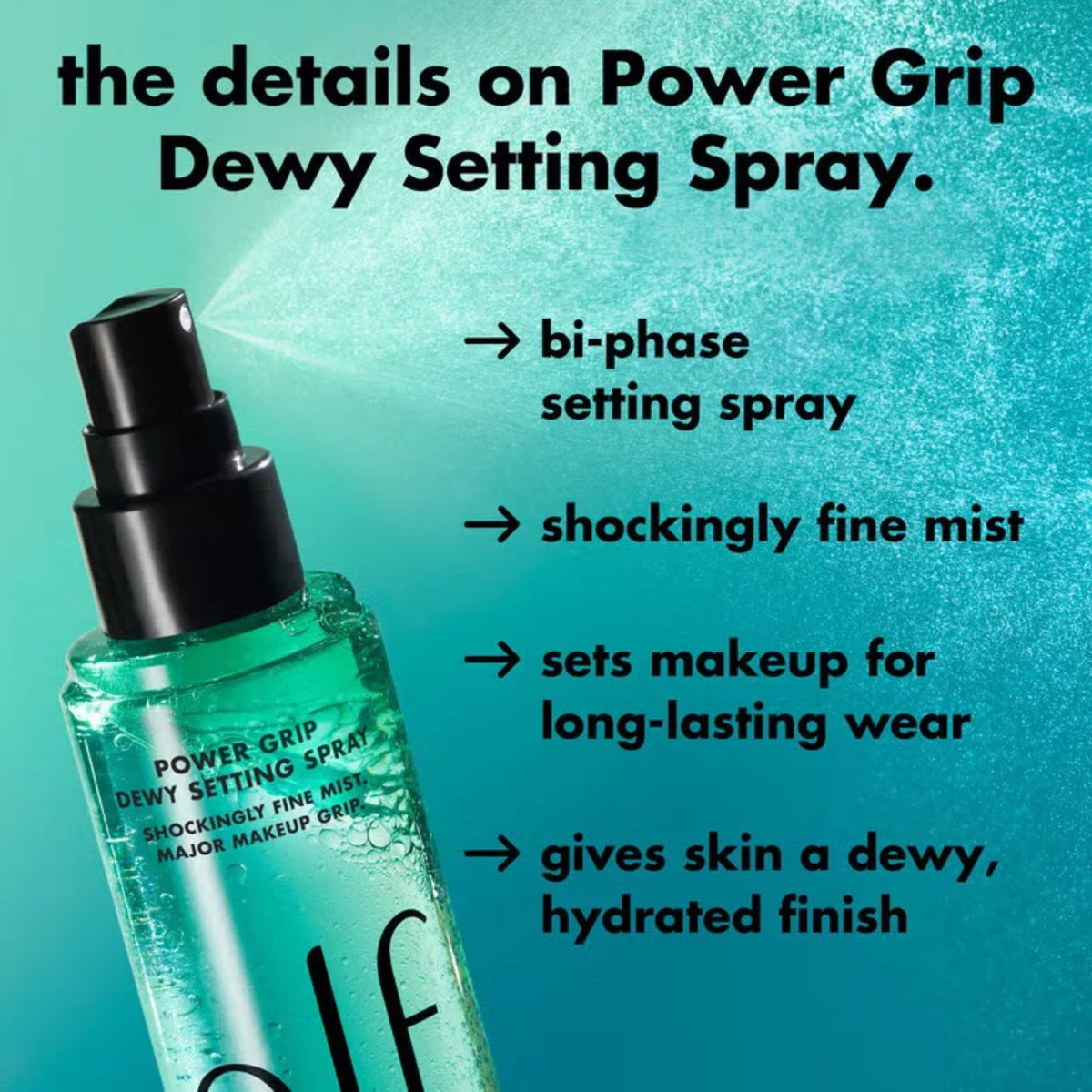 Elf | Power Grip Dewy Setting Spray - 80ml