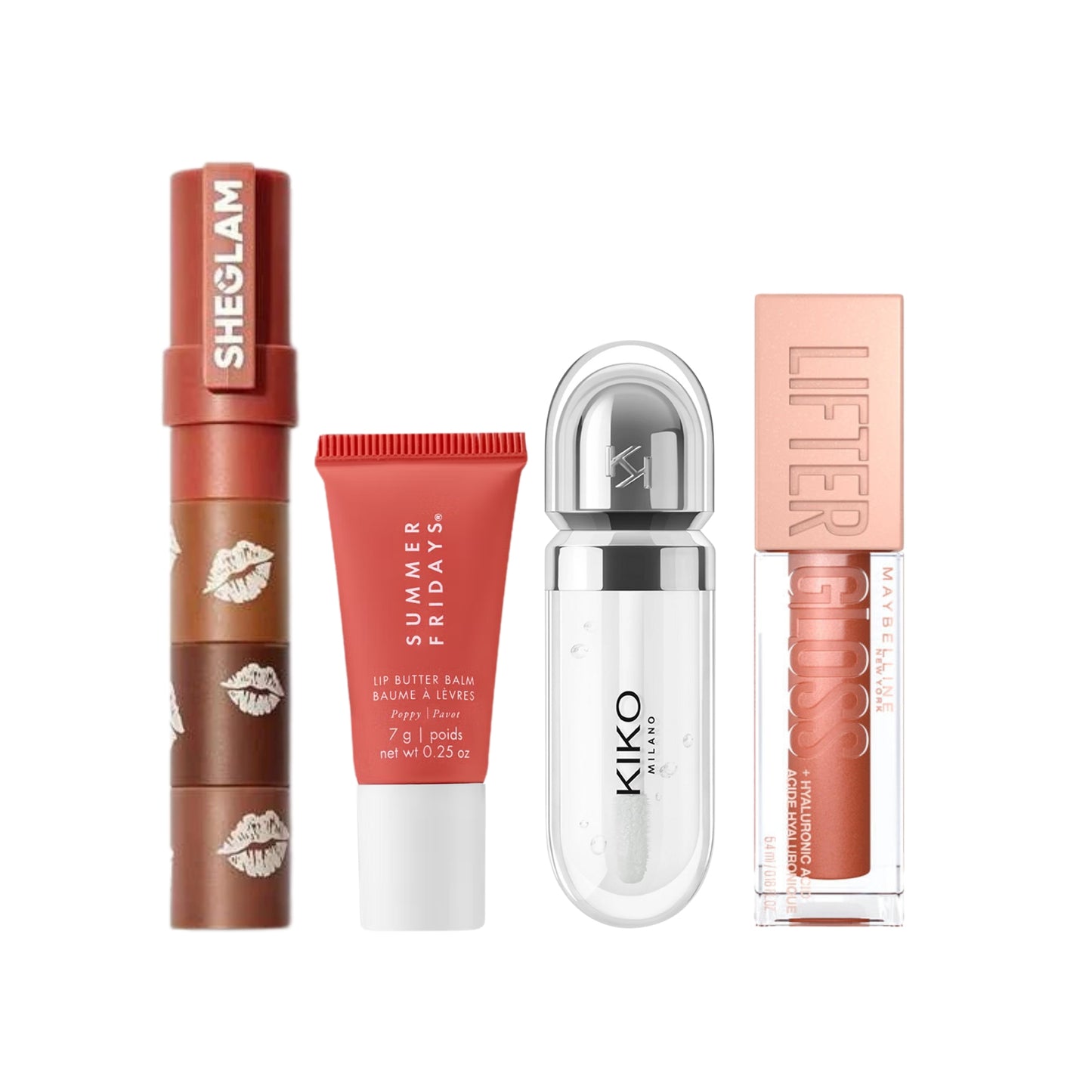 Glam Lips Bundle - 4 lip products