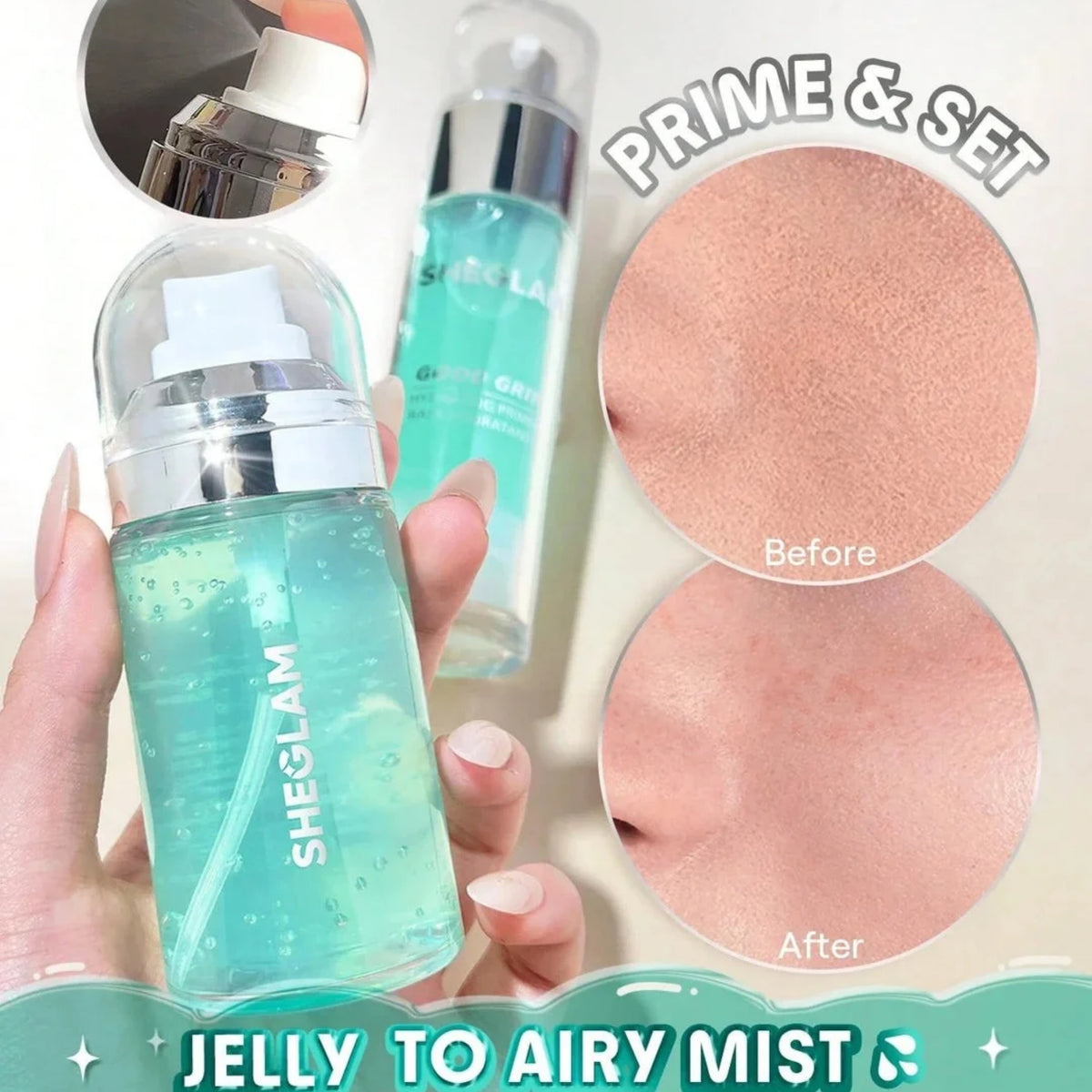 SHEGLAM | Good Grip Hydrating Prime and Set Spray - 55ml