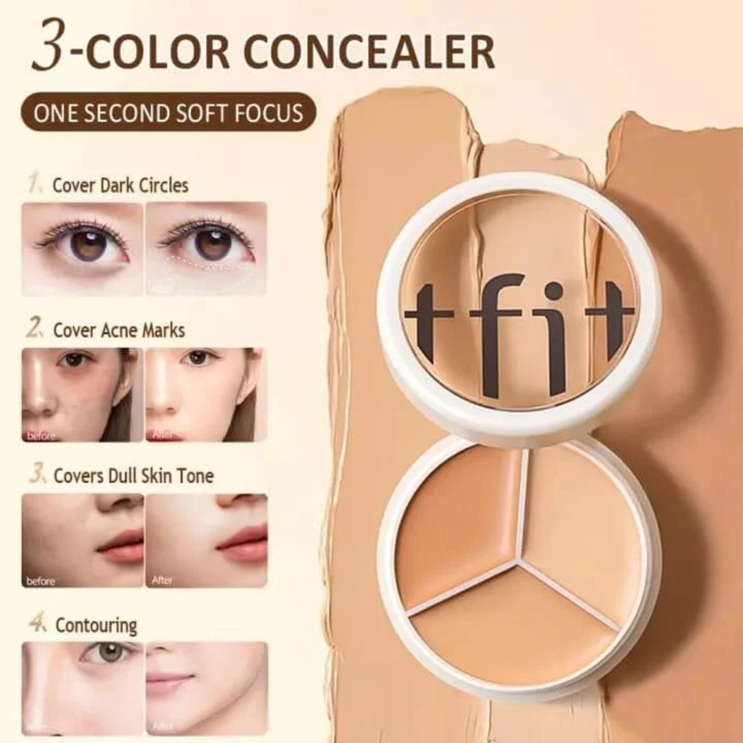 TFIT | Cover up Pro Concealer - 15g