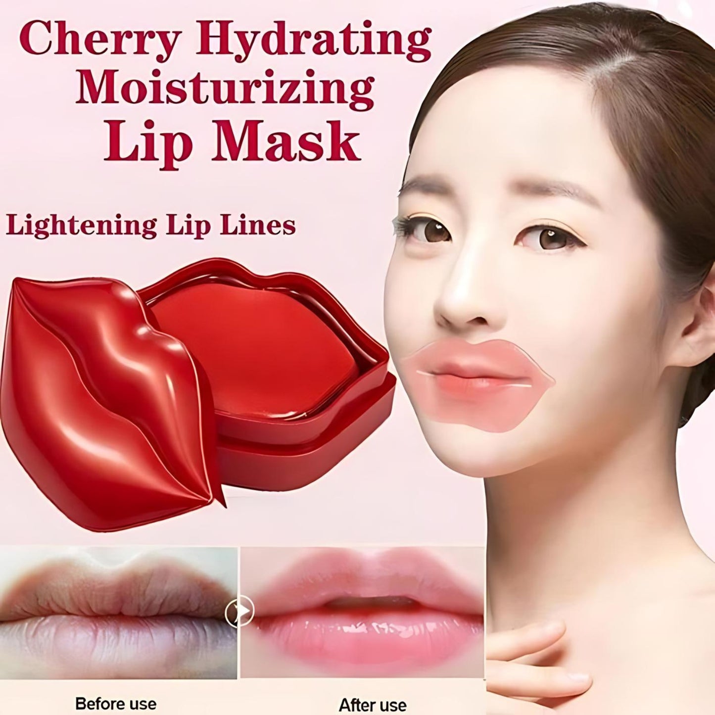 BIO AQUA | Cherry Collagen Lip Masks (20 pcs)