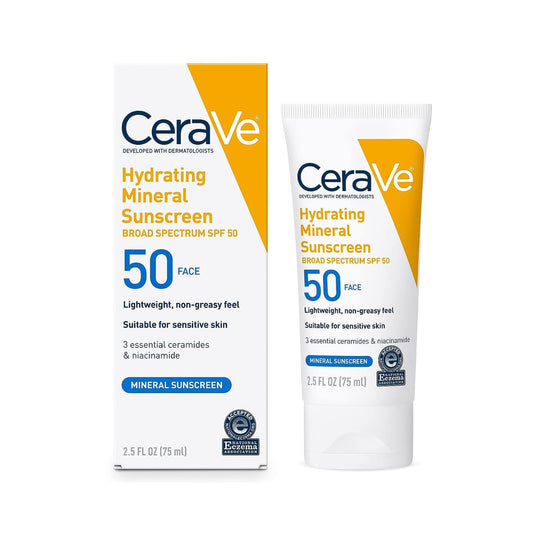 CeraVe | Hydrating Mineral Sunscreen SPF50 - 75 ml