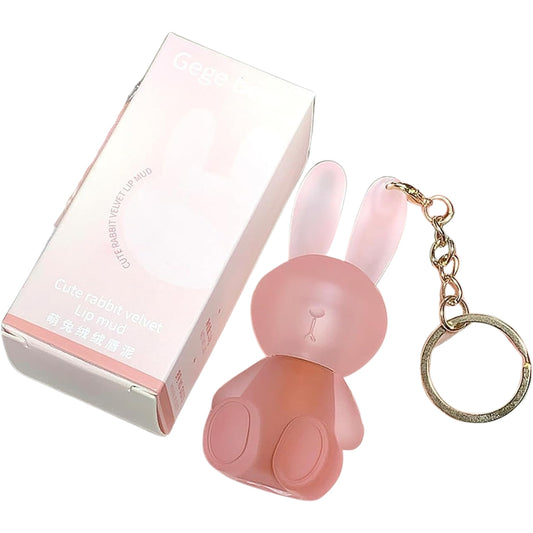 Gege Bear | Rabbit Lip Glaze 2 in 1 Key Chain