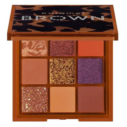 Hudamoji | Caramel Brown Eyeshadow Palette